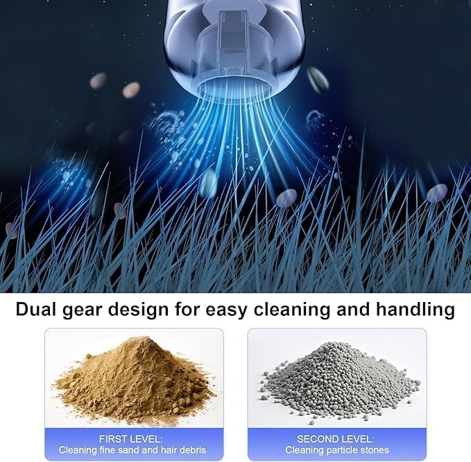 Portable Car Vacuum Cleaner with Blower | USB Rechargeable Wireless Handheld Car Vacuum Cleaner Traveling,Portable,Rechargeable (4in1)