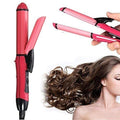 2 in 1 Hair Straightener and Curler | hair straightening machine, Beauty Set of Professional Hair Straightener and Hair Curler with Ceramic Plate For Women