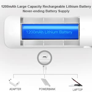 Mosquito Bat with UV Light Lamp Five Nights Mosquito Killer Autokill 2 in 1 Mosquito Racket 1200mAh Lithium ion Rechargeable Battery Handheld Electric Fly-05