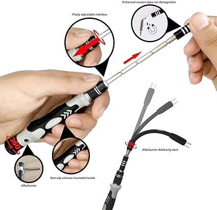 115-in-1 Precision Magnetic Screwdriver Set with Storage Case | Professional Multi-Bit Repair Tool Kit for Laptop, Mobile, PC, Watch, Eyeglasses, Gaming Console & Electronics (Black)