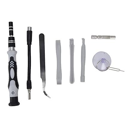 115-in-1 Precision Magnetic Screwdriver Set with Storage Case | Professional Multi-Bit Repair Tool Kit for Laptop, Mobile, PC, Watch, Eyeglasses, Gaming Console & Electronics (Black)
