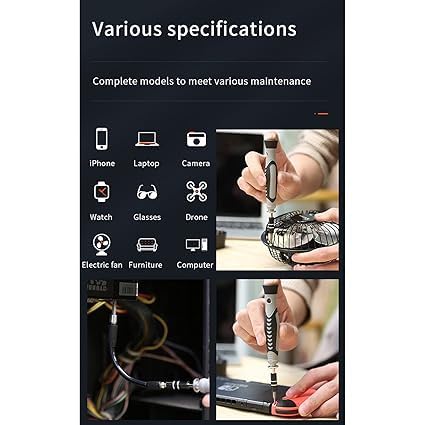 115-in-1 Precision Magnetic Screwdriver Set with Storage Case | Professional Multi-Bit Repair Tool Kit for Laptop, Mobile, PC, Watch, Eyeglasses, Gaming Console & Electronics (Black)