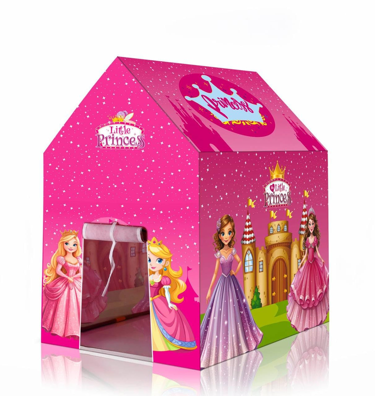 Colorfull and Light Weight Children Play Tent House for 2-8 Years Old Kids Girls and Boys Light Weight and Foldable Children Toys, Indoor and Outdoor Kid Tent House (Princess House)