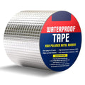 5Meter Super Strong Adhesive Waterproof tape Permanent Repair Roof Water Leakage Solution Rubber Foil Suitable for Roof Leak, surface Crack,Window Sill Gap,Boat Sealing,Tank Leak (4 Inch 10CM*5 Meter)
